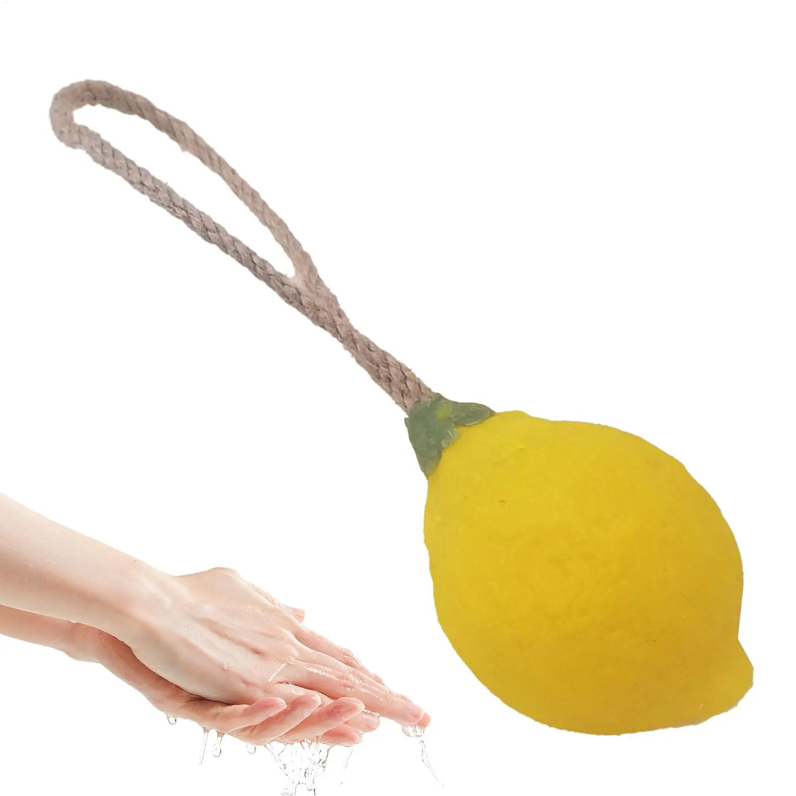 

Soap Bar Gentle Fruity Scent Lemon-Shaped Bath Soap for Home Outdoor Traveling Business Trip School for Men Women Boys Girls