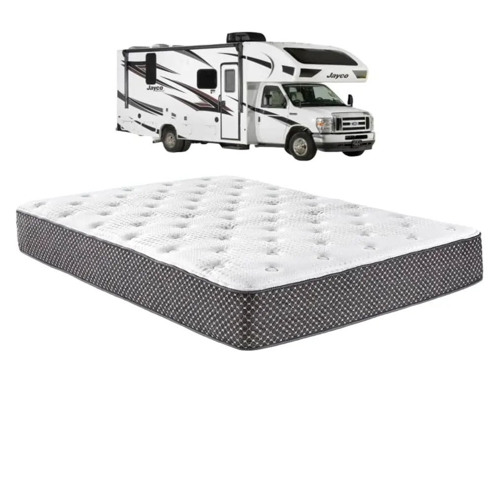 

Wanderrest Cool Hybrid 12"" Rv Mattr With Cooling Gel Memory Foam (Rv Bunk-42X80) Plush-Medium