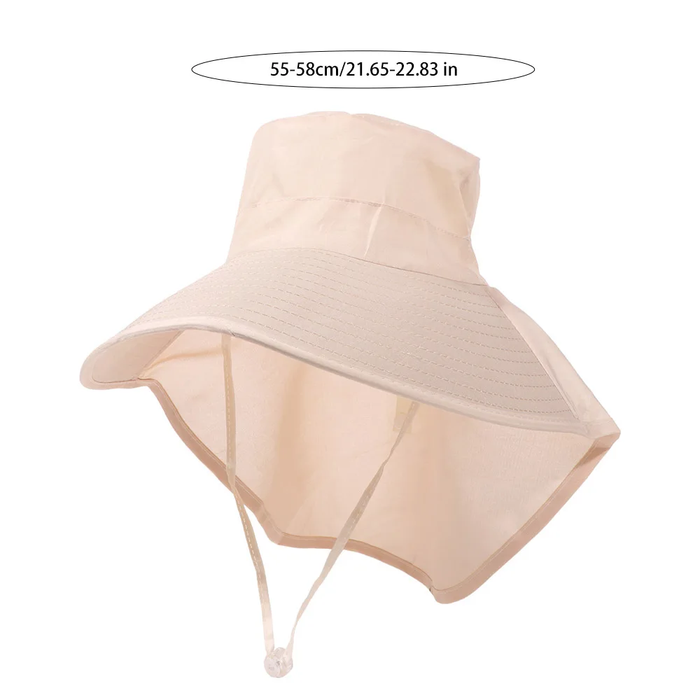 

Trendy Korean Style Wide Brim Sun Hat 50+ UPF Anti-UV Sun Protection Hat Travel Outdoor Women Bucket Hats with Neck Cover