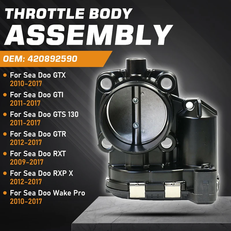 

420892590 Car For SeaDoo GTX RXT RXP SeaDoo GTI GTS GTR Throttle Body Throttle Valve SeaDoo Wake Pro 2009-2017 Butterfly Case