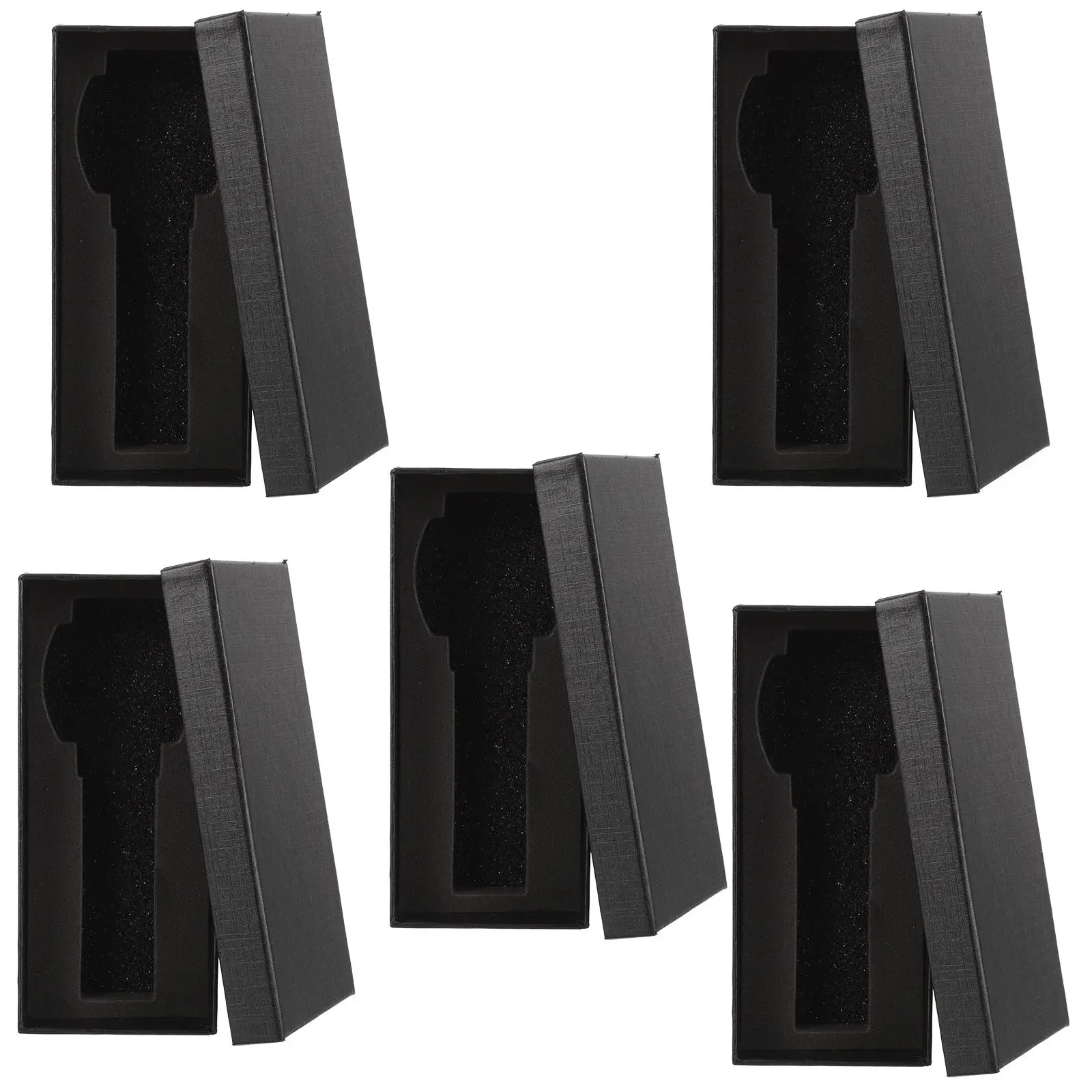 

5 Pcs Watch Box Case Paper Gift Portable Storage Organizer Rectangle Jewelry Travel Household Watch Accessories