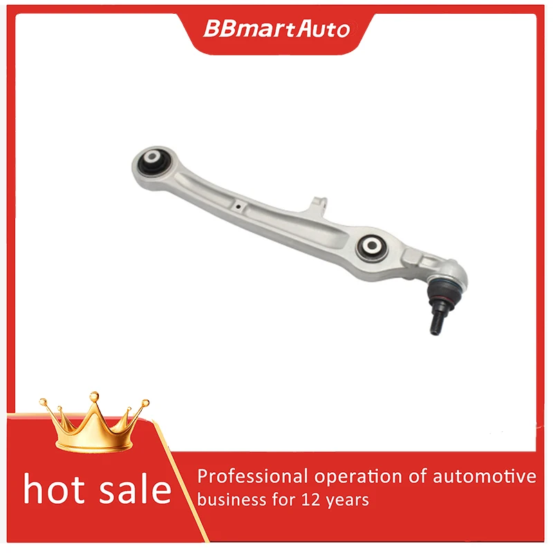 

4F0407151 Передний нижний рычаг BBmart (левый/правый — прямой тип) — цельный, совместимый с Audi/VW C6