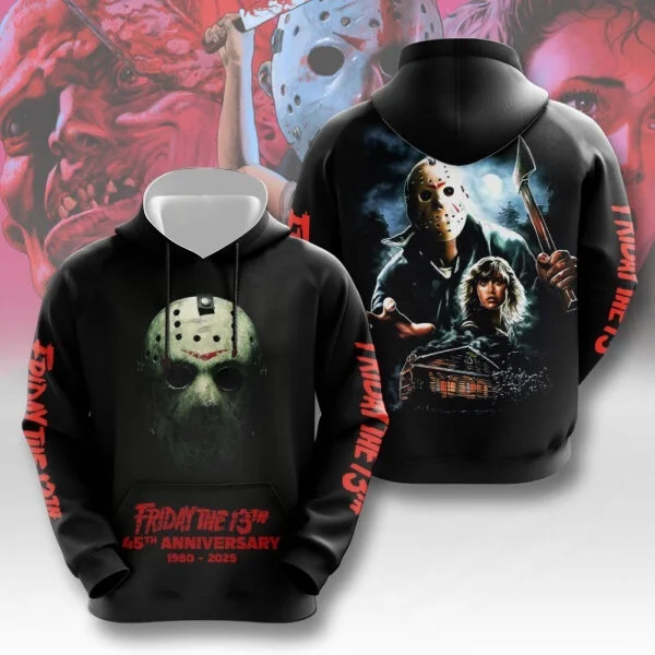 

Friday the 13th Jason Voorhees 3d Print Graphic Hoodies Men Women Fashion Halloween Hoodie Sweatshirt Coat Women Sweats Clothing