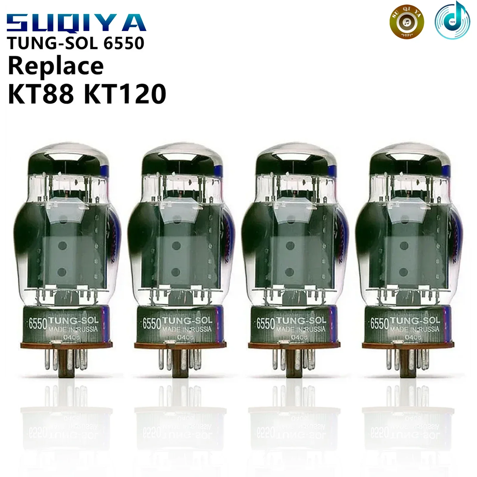TUNG-SOL 6550 Vacuum Tube Replace KT120 KT88 Tubes for HIFI Audio Tube Amplifier Factory Test And Match Genuine