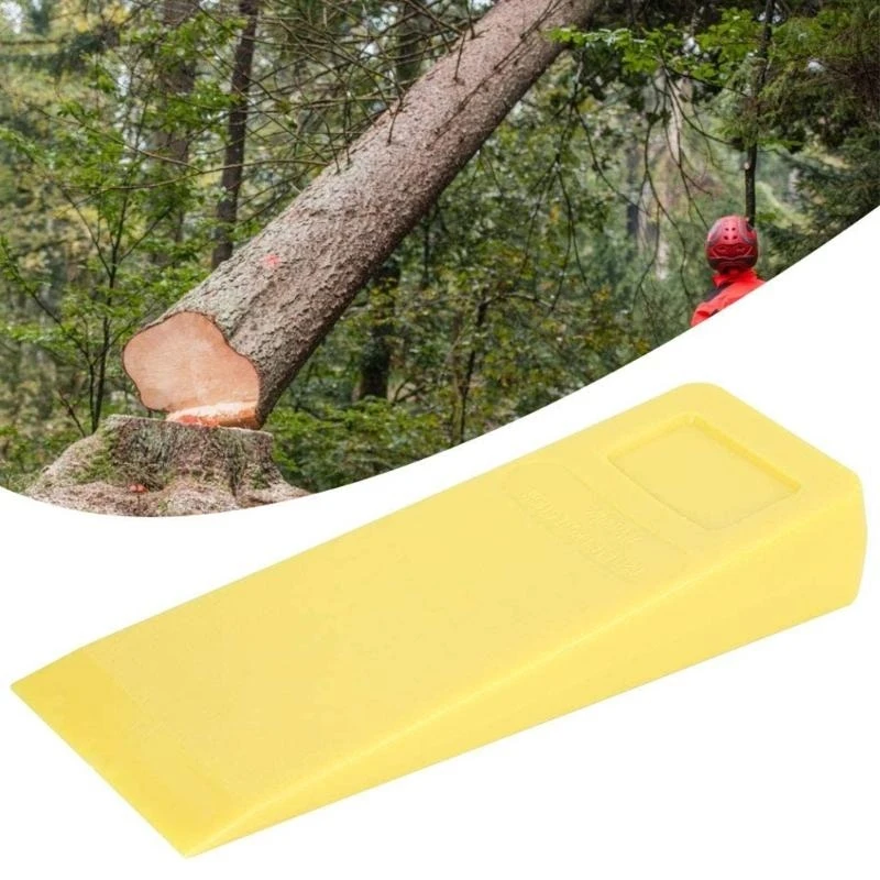 JU64 Practical 8 Inches Plastic Wedges Fit for Logging Bucking Falling Chainsaw Tool Made Felling Tree  Plastic Durable