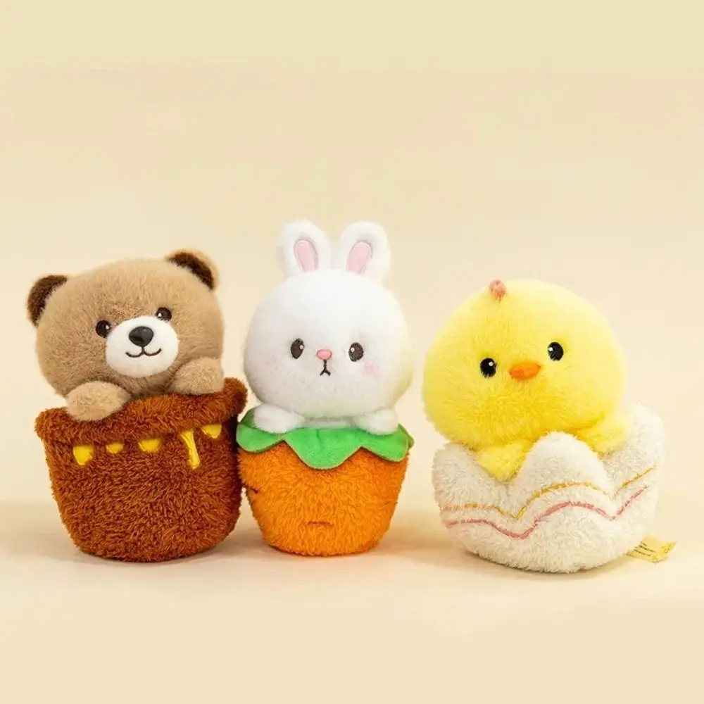 

Desktop Decoration Bear Egg Shell Bee Pet Table Soft Cute Animal Holiday Gifts