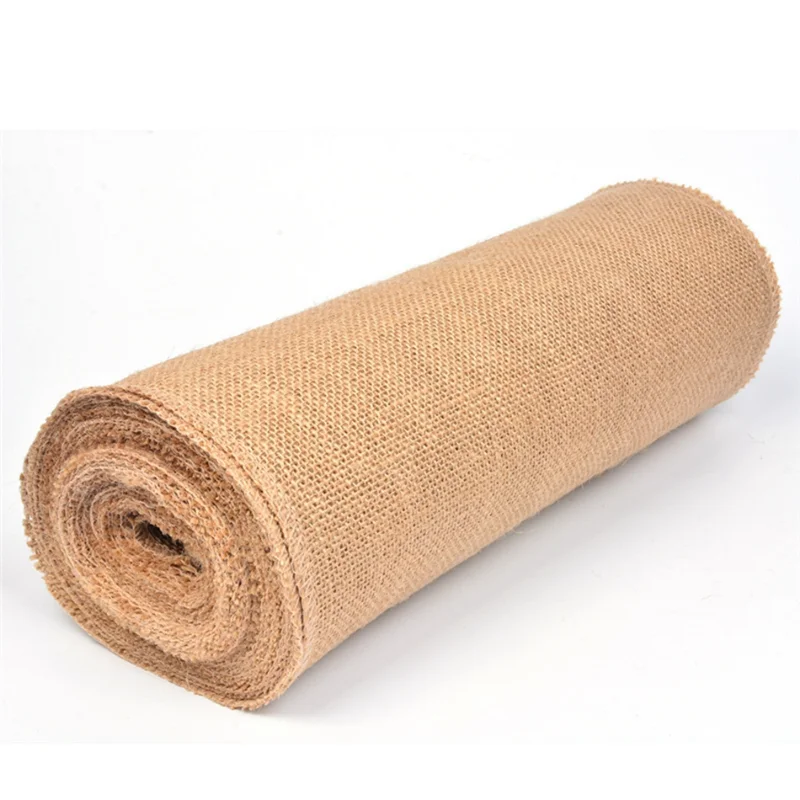 2M Natural Jute Fabric Burlap Handwork Crafts Hemp Ribbon 3mm 4mm 5mm 6mm 8mm 10mm 12mm Christmas Decoration for Home Sewing DIY