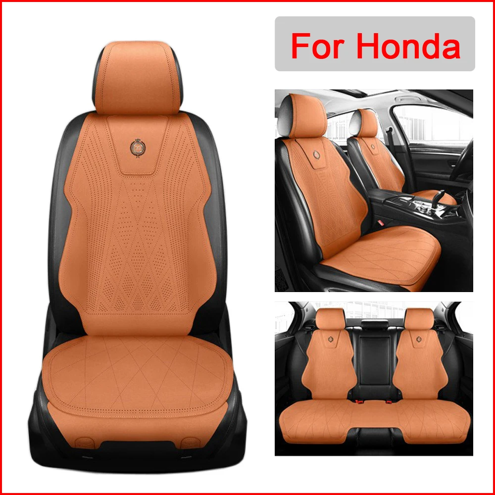 Ultrathin Car Seat Cover Suede Leather Auto Seat Protector Cover For Honda Civic Accord CRV Hrv Jazz Fit Freed MPV Odyssey FIT