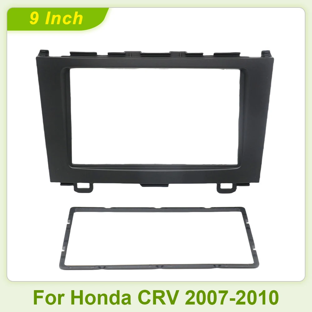 9-дюймовая рамка для автомагнитолы 2DIN для Honda CRV 2007-2010, установочный комплект для Android-адаптера, панель приборов, декоративная накладка