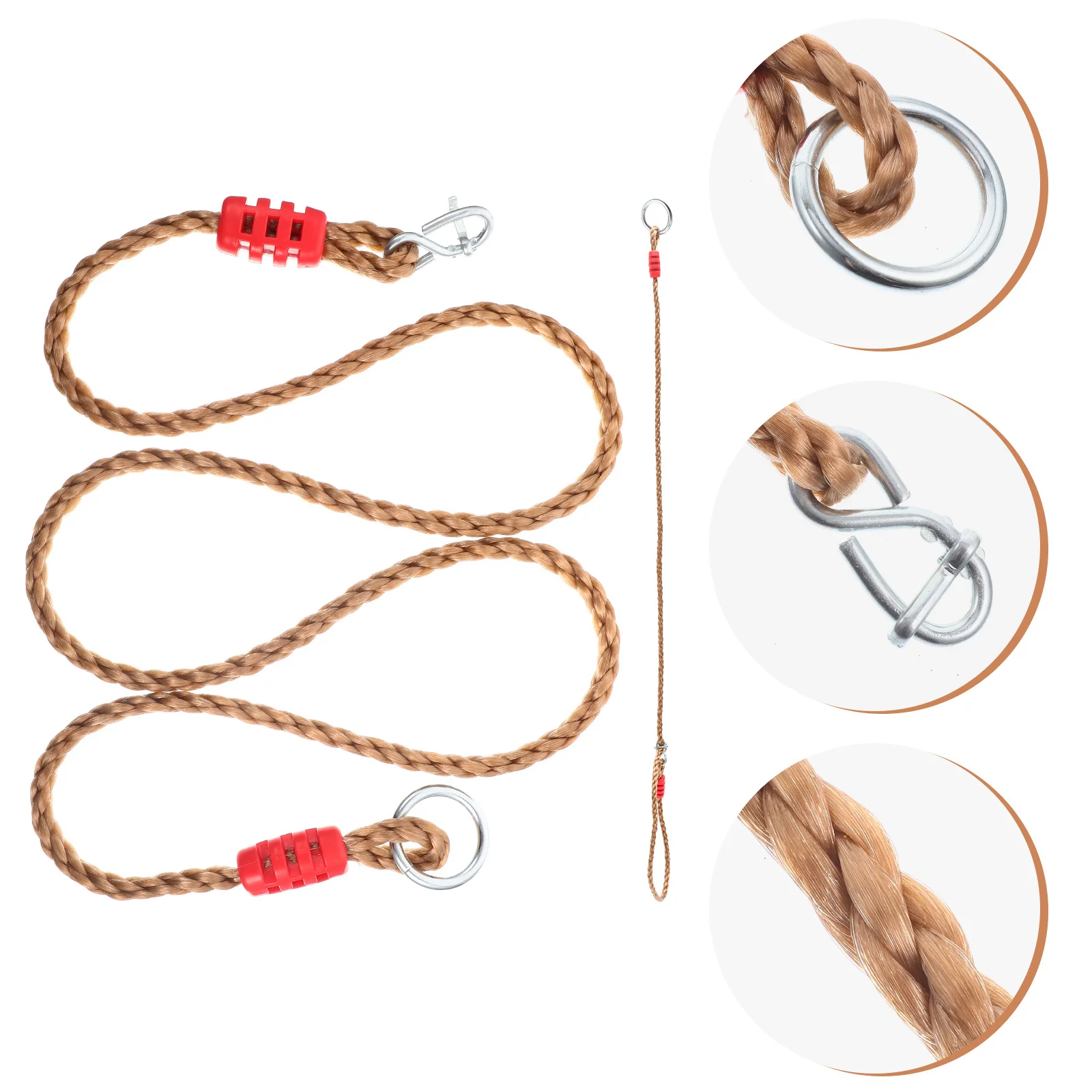 

2Pcs Swing Hanging Rope Adjustable Nylon Tree Strap for Hammock Chair Swing Extension Replacement Hammock Hanging Rope