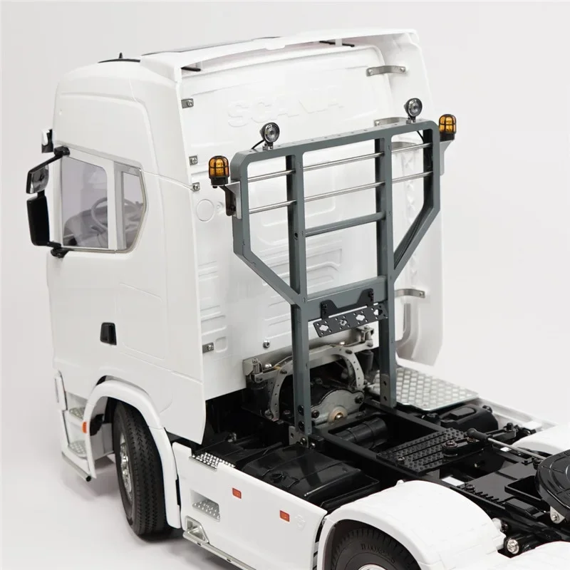 ชั้นวางอุปกรณ์โลหะสำหรับรถบรรทุก RC ขนาดเล็ก สำหรับรถบรรทุกจำลอง 1/14 Tamiya Tipper SCANIA 770S 56368 VOLVO ACTROS BENZ MAN LESU