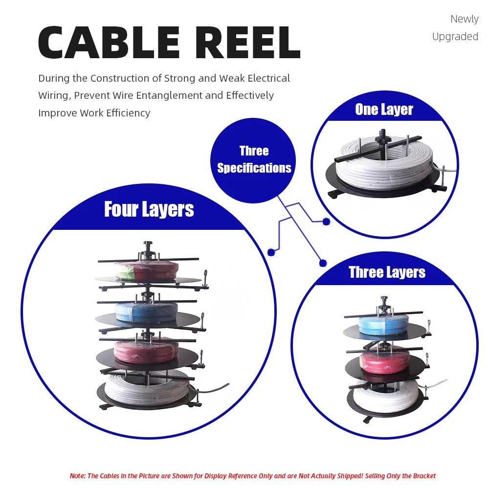 

Wire Dispenses Rack Cable Dispenser Stand Electrician Discharge Tray Wire Spool Holder Wire Spool Rack Wire Caddy Wire Spool Hol