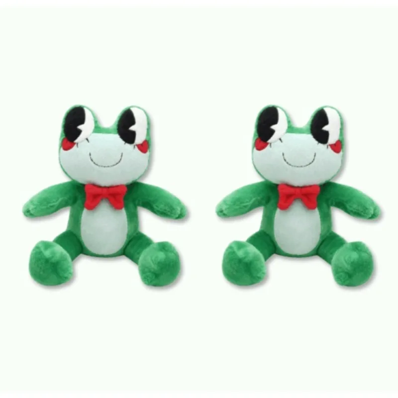 Ribbit Plush Cute Frog Character Plush Toy Soft Stuffed Animal Doll Cartoon Collectible Decoration Birthday Gift for Kids