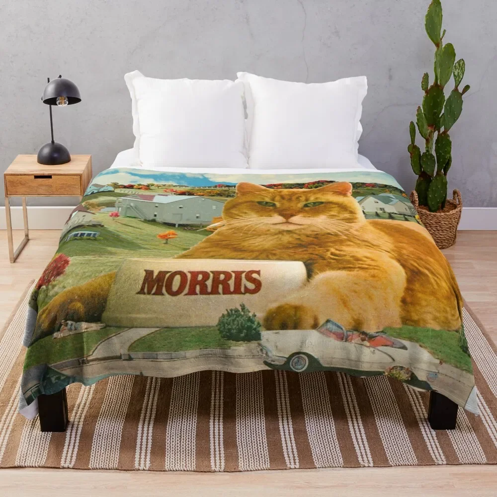 

Morris the Cat Throw Blanket Soft Decoratives Baby Giant Sofa Blankets