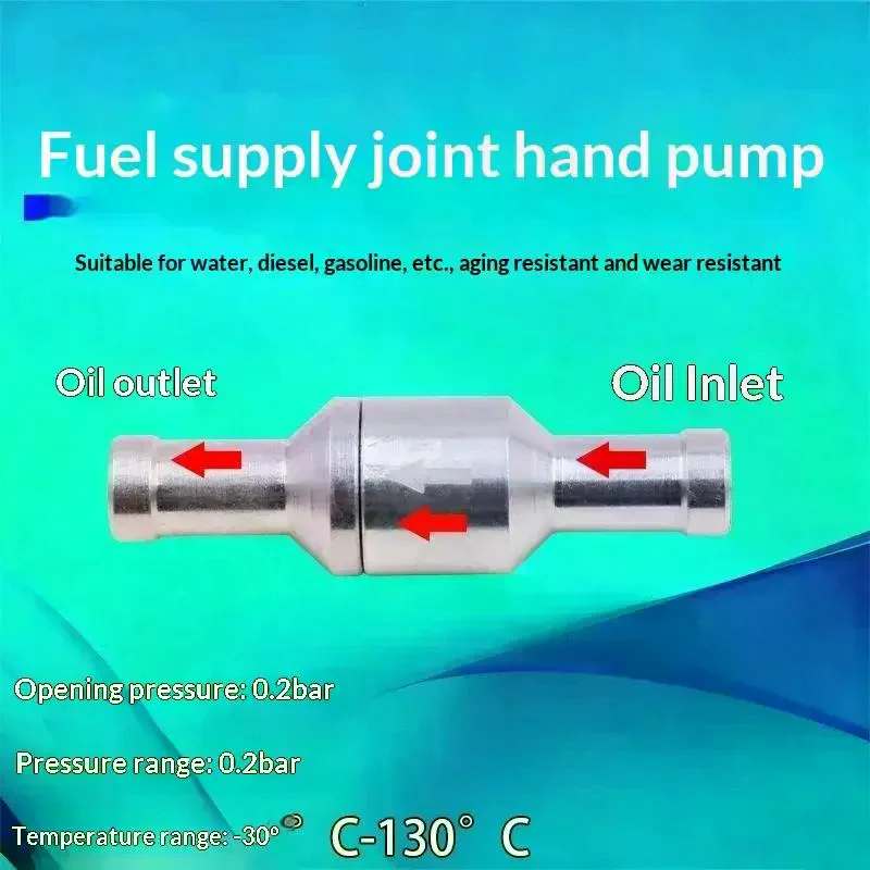 Aluminum Quick Insert Non-return Valve Inline Check Valve Replacement for Workshop Pneumatic Pipeline Daily Maintenance
