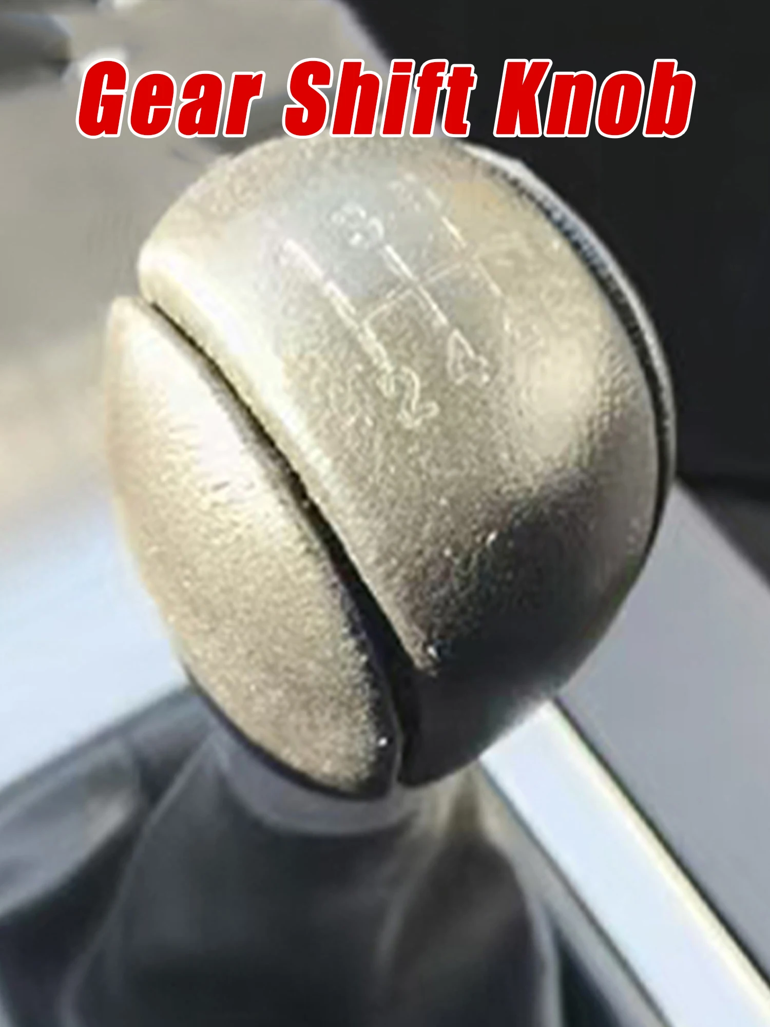 Wysokiej jakości czarno-beżowa skórzana gałka zmiany biegów 5/6 biegowa do Volvo S60 S80 V70 XC70 XC60, gałka dźwigni zmiany biegów, element wnętrza samochodu. — 2