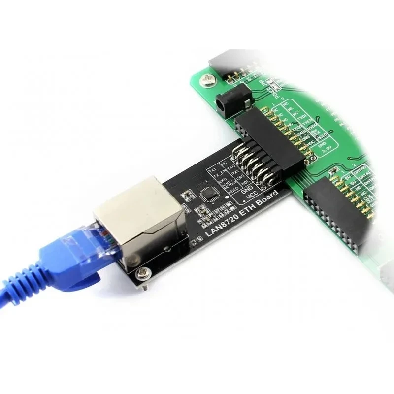 LAN8720 Ethernet Module, RMII Interface Transceiver, 10/100Mbps, 3.3V PHY