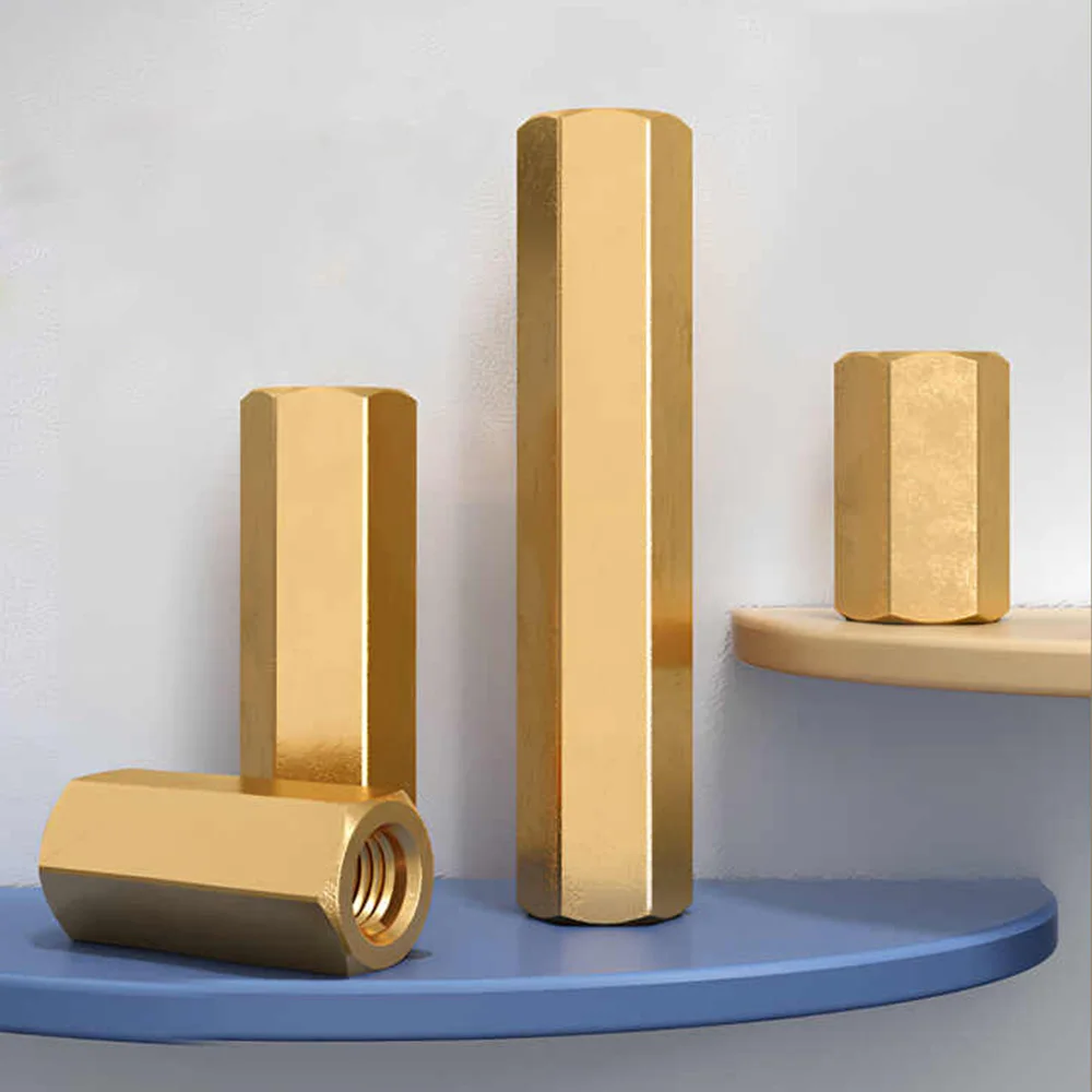 5-50pcs M3 M2.5 M2 Hex Brass Motherboard Standoffs Stud Spacing Screw Hexagon Copper Female PCB Pillars Bolt Length 3/4/5/6-80mm