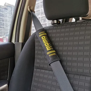 Car belt lid of the embroidered car, Shoulder Pad for Momo Emblem, Honda Mazda Toyota BMW Audi Racing, Auto Accessories, JDM 8 Main Sales Honda Big Belt Cover - №3