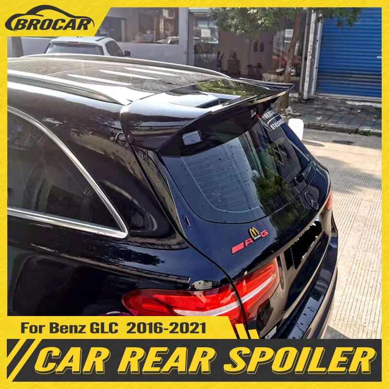 BROCAR For Mercedes-Benz GLC CLASS W253 X253 GLC200 GLC220 GLC260 GLC250 GLC300 GlC450 2016-2021 Carbon Fiber Rear Wing Spoiler