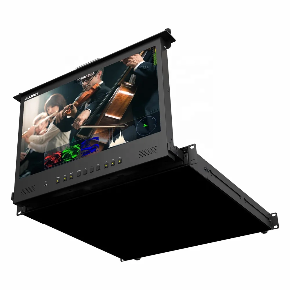 LILLIPUT 17.3" Full HD Pull-out Rack  1920x1080  SDI Portable Broadcast