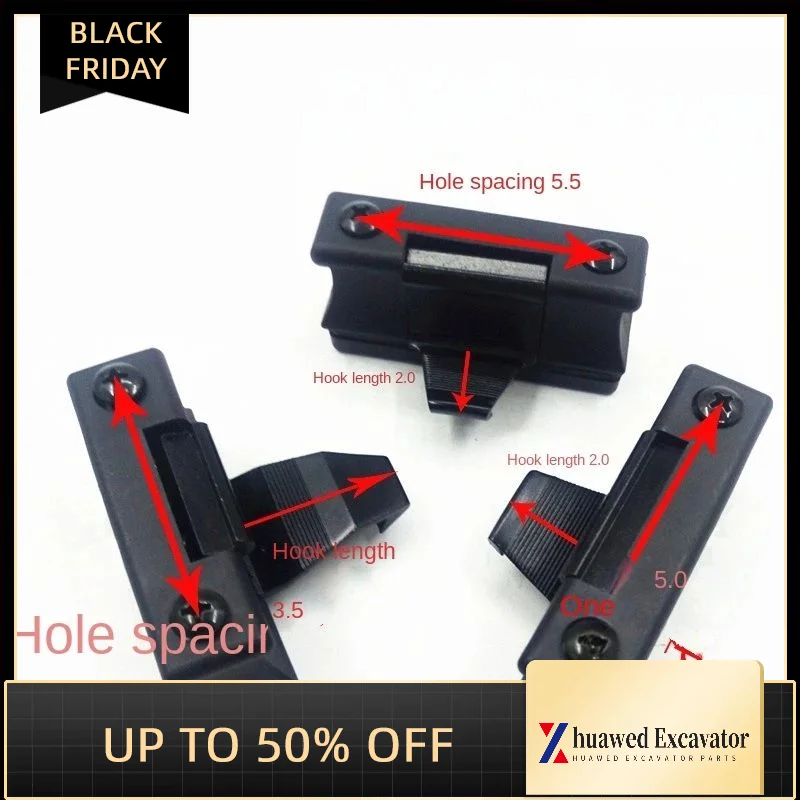 Excavator Parts For Sany Sy 55 65 75 135 215 235-8-9 Excavator Cab Window Glass Buckle Latch