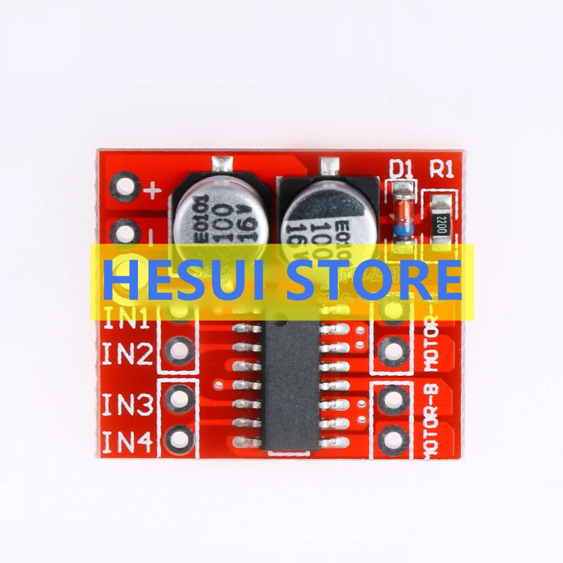 2 DC motor drive module double H bridge stepper motor positive and negative PWM speed regulation