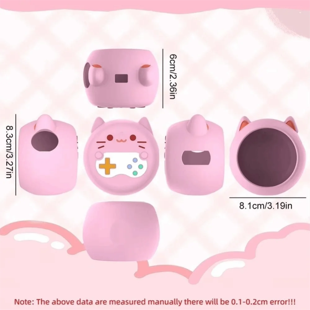 الكرتون ل Tamagotchi الجنة غطاء من السيليكون رقيقة جدا عدم الانزلاق الغطاء الواقي سقوط مقاومة لعبة الملحقات أجزاء اللعبة