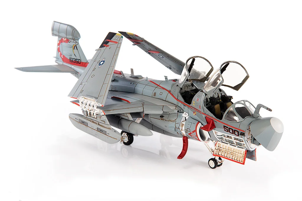 1/72 Model pesawat perang elektronik JC US EA-6B skuadron VAQ-132 2005 model koleksi produk jadi logam campuran