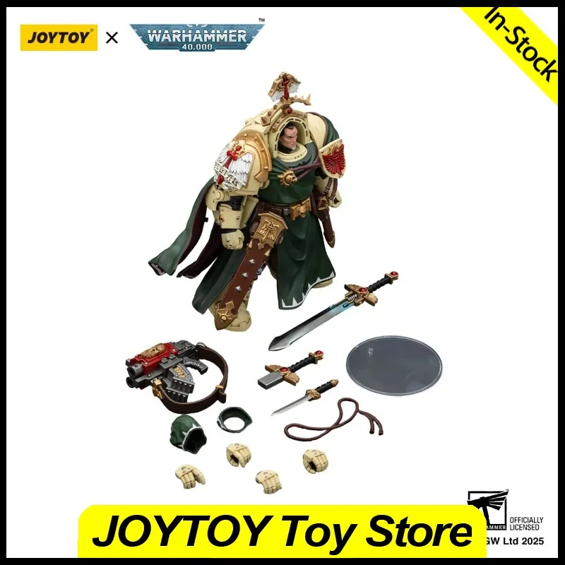 In Stock JOYTOY Action Figure 1/18 Warhammer 40K Dark Angels Belial Grand Master of The Deathwing Model Toys Gifts Collection