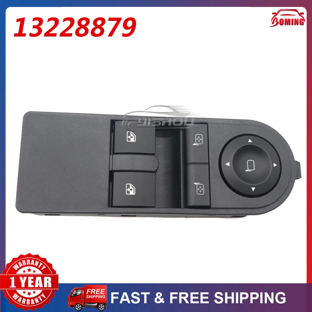 New Car Power Window Switch Control Master Switches 13228879 Fits for Opel Astra H Zafira B 13228706 13228877 13228706 6240449