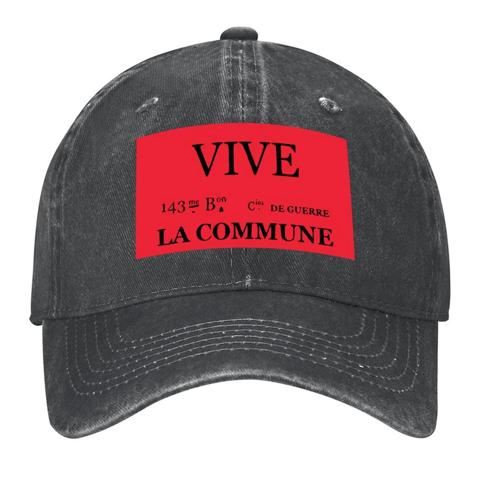 

Vive la Commune Флаг 143-го батальона бейсбольной кепки Communal Guards of the Paris Commune