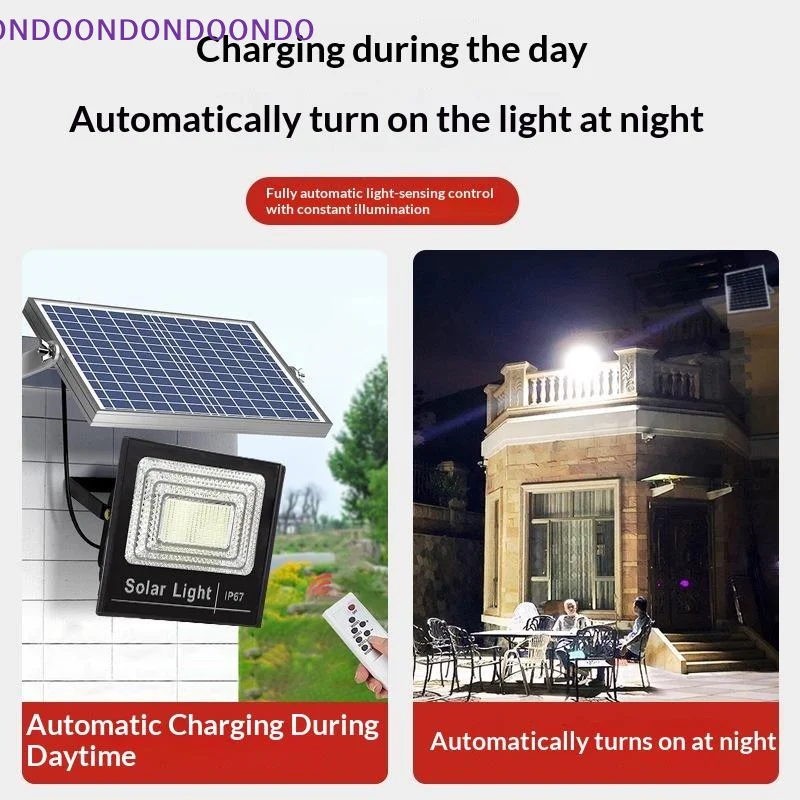 Solar Powered LED Flood Light IP67 Waterproof Low Maintenance Super Bright for Outdoor Pool Area Path Lighting