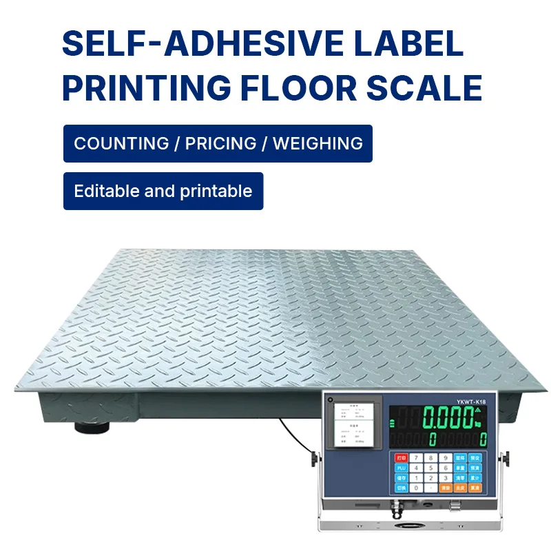 Industrial Electronic Intelligent Livestock Scale Fence for Pig Cattle Weighing LCD/LED  5000kg Capacity view 3