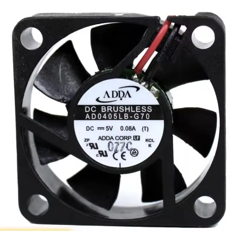

ADDA AD0405LB-G70 DC 5 В 0,08 А 40x40x10 мм 2-проводной охлаждающий вентилятор для сервера