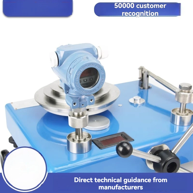 

Pressure Calibration Bench With Hydraulic Measuring Piston, Upgraded Electric Piston Pressure Gauge Calibrator, Pressure Tester
