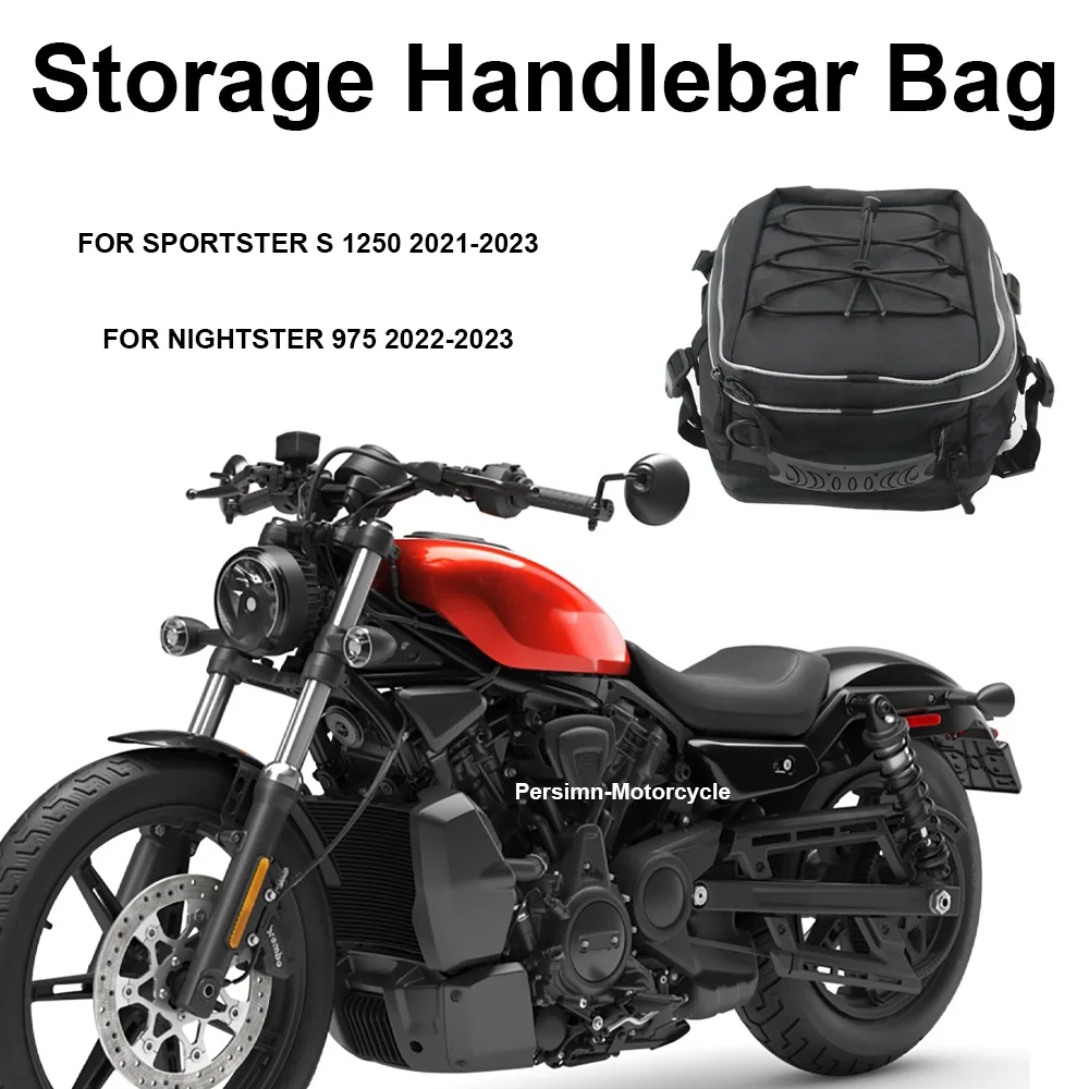 Nightster975 RH1250 2021 sac de voyage pour moto nouveaux sacs arrière étanches Kit de sacs de siège arrière pour Harley Sportster S1250 RH975 2022
