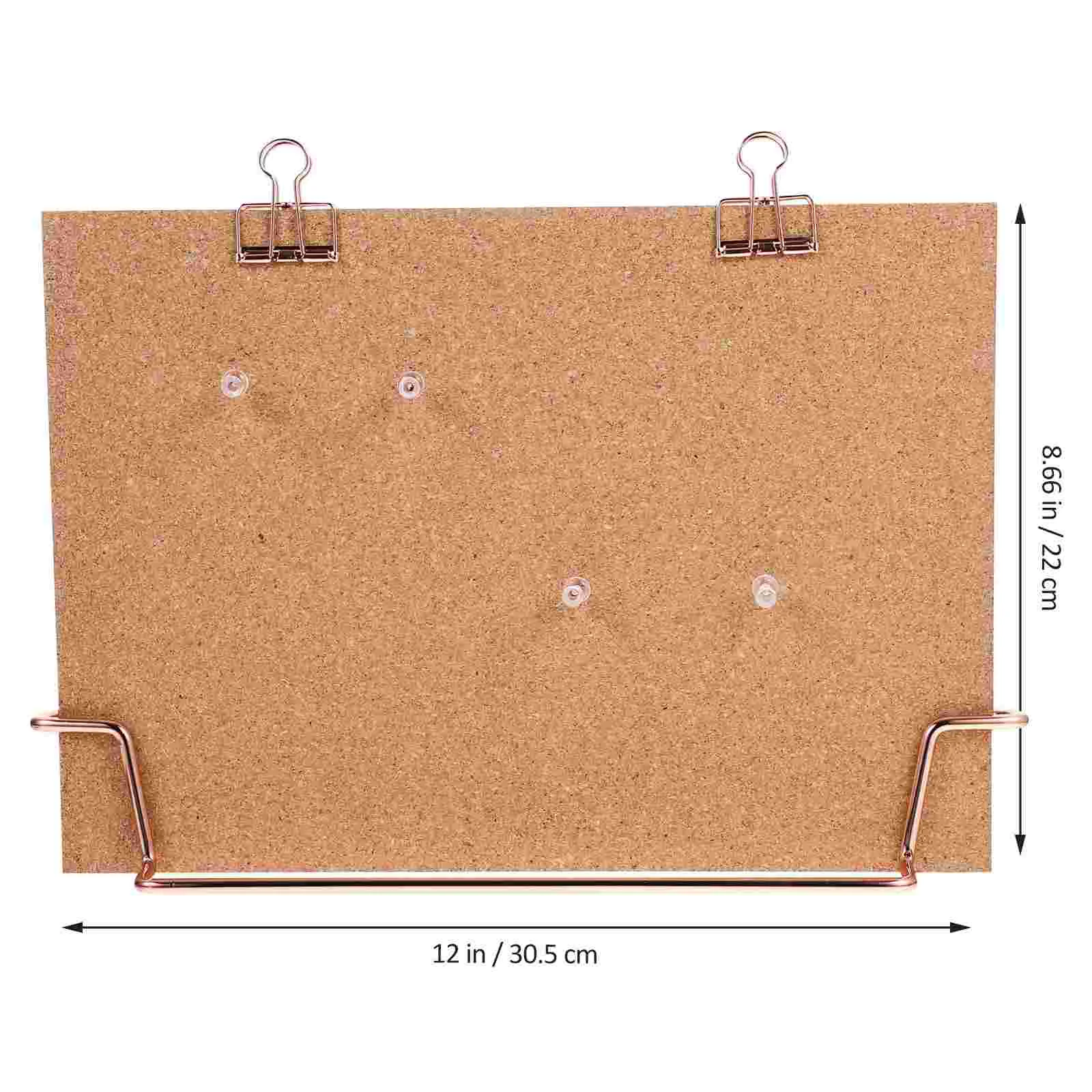 Message Board Cork Office Note Photo Wall Display Bracket Bulletin Boards Frameless Linen Tack for Pictures Desk Decor