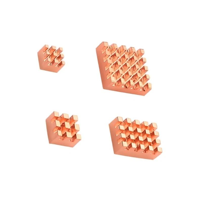 Медный радиаторский набор 4PCS Комплексные радиаторы для плат RPI 4B