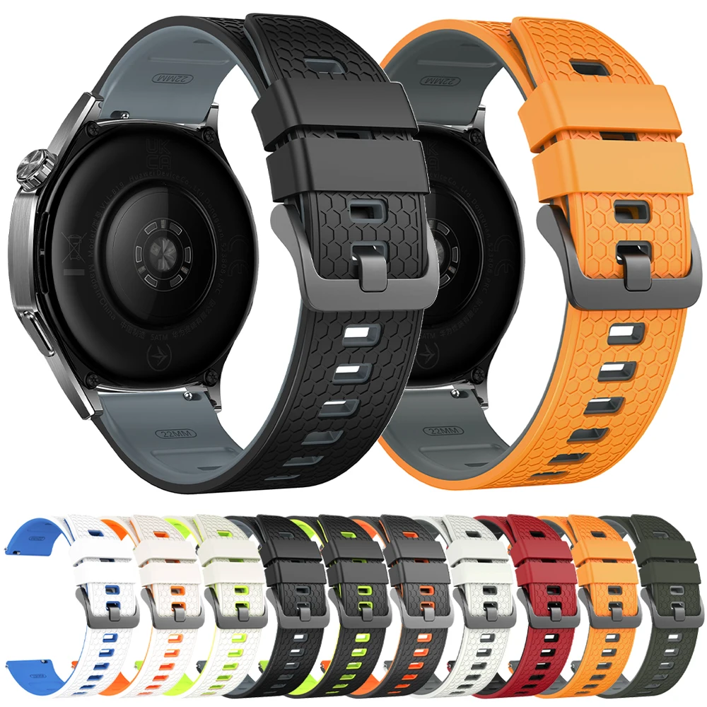 Wasserdichtes Silikonarmband für Suunto RACE 2 S/Run/Vertical 22 mm Smartwatch-Band für Suunto 5/9 Peak Pro Sport-Armband