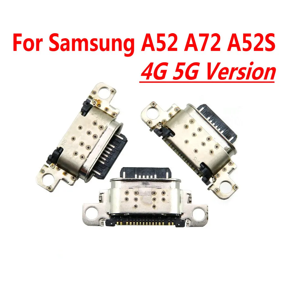 

10PCS New USB Plug Charging Port Connector Socket For Samsung Galaxy A52 A72 A52S A33 A73 4G 5G Repair Part