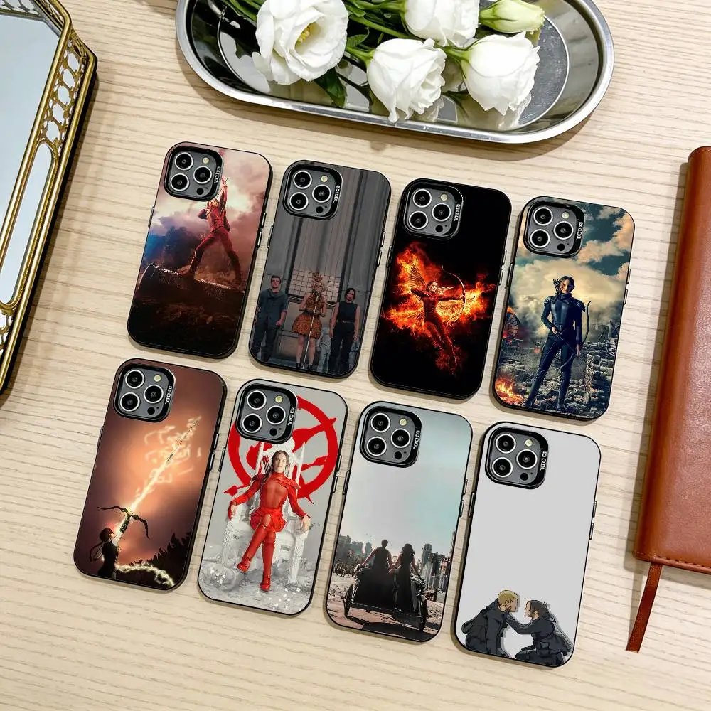 Film-The H-Hunger-Games   Phone Case For iPhone17,16,15,14,13,12,11 Plus,Pro Max Black Candy silver phone case