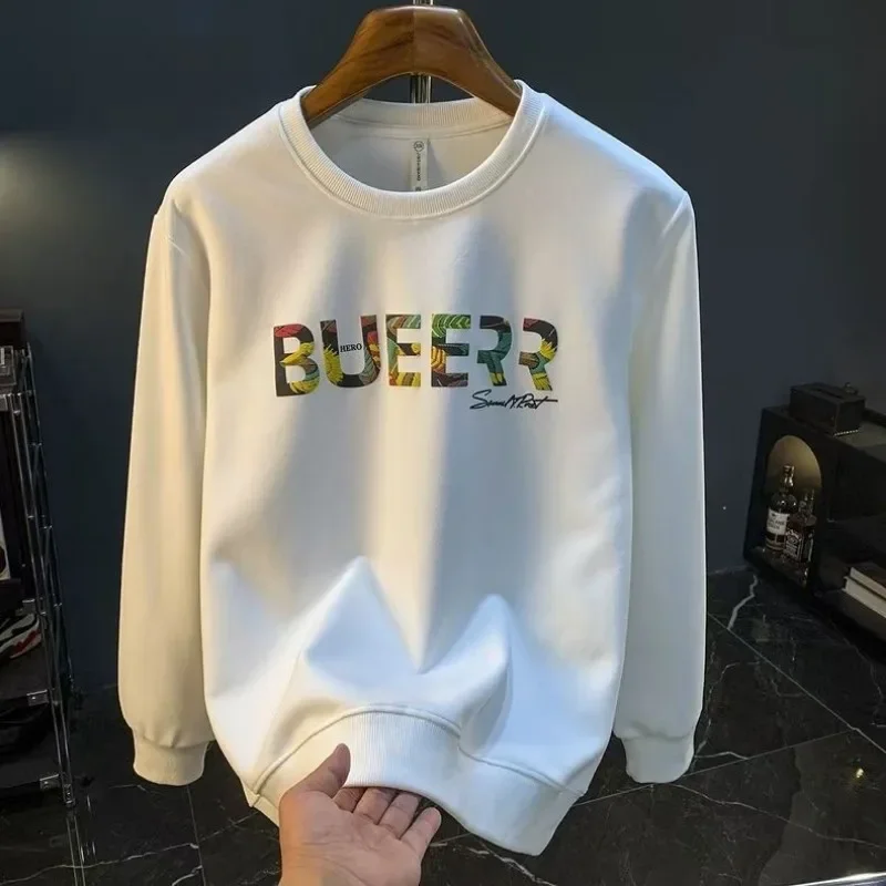 Sweat-shirt à col rond pour homme, pull-over de haute qualité, couleur Pastel, Style coréen, nouveauté et hauts, nouvelle collection automne