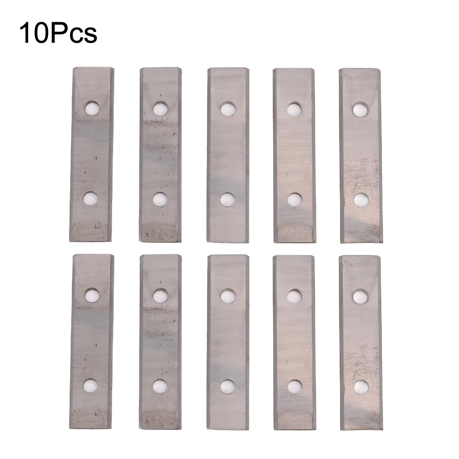 10pcs Carbide Reversible Insert Cutter Rectangle Double Edged Blades Paint Scraper Blades For Wood Surfacing Groovers Planing