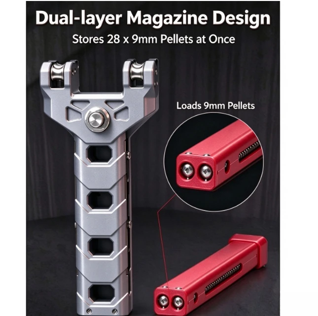 Third Generation Double-layer Magazine Automatic Loading and Continuous Firing Outdoor Competitive High-precision Hunting Tool