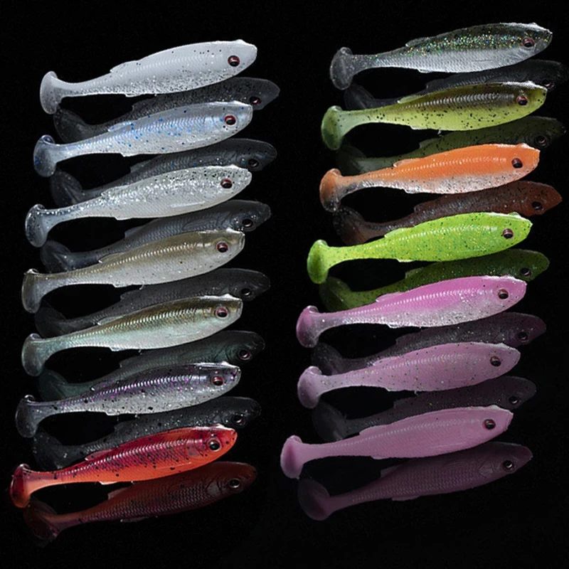 FISHANT Easy Shiner Silicone Soft Bait 5cm 6.3cm 7.1cm 7.8cmfishing lure soft lure bass pike fishing leurre souple fishing