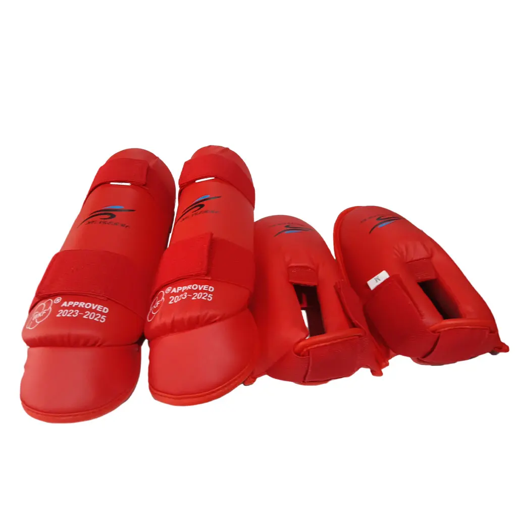 Strike Shin Guards with Adhesive Tape Sponge Skin Friendly Wear-resistant Breathable Leg Protector Shins Kick Gear