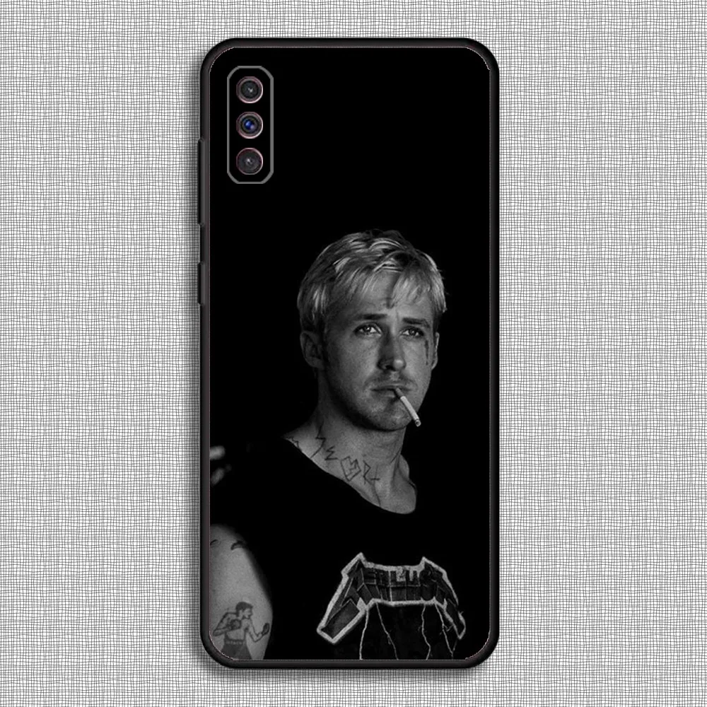 Ryan Gosling Phone Case For Samsung S23,23,22,30,21,10,9,Note20 Ultra,Lite,Ultra,5G,Plus,FE,Black Soft Case