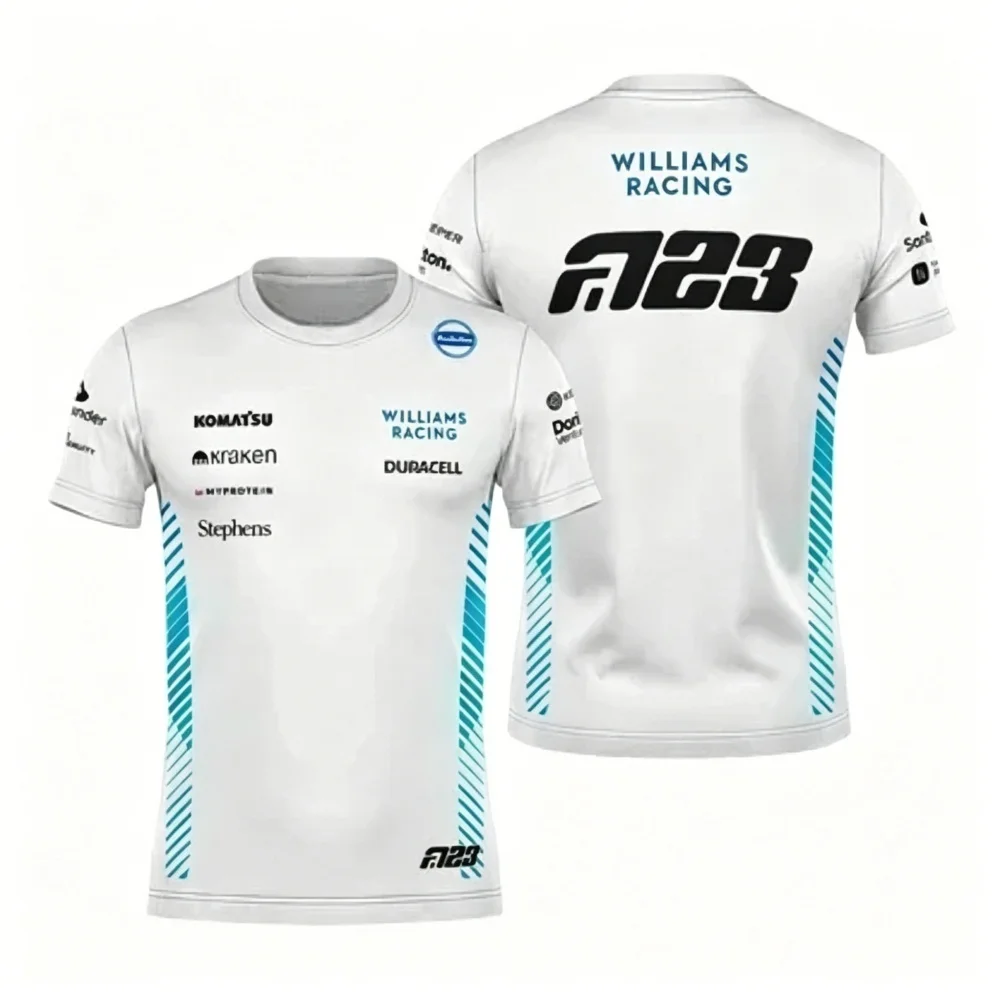 T-shirt Unisex Casual Sports Round Neck Top for F1 Fans Collection - view 2