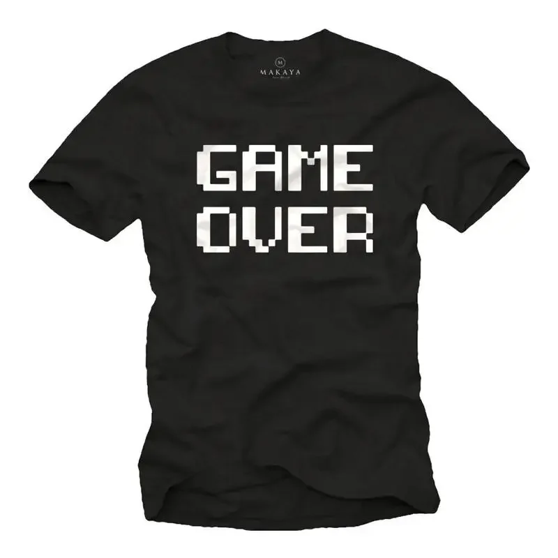 Gamer T-Shirt Men Gaming Gift PC Men Boys Computer Nerd Black S-5XL